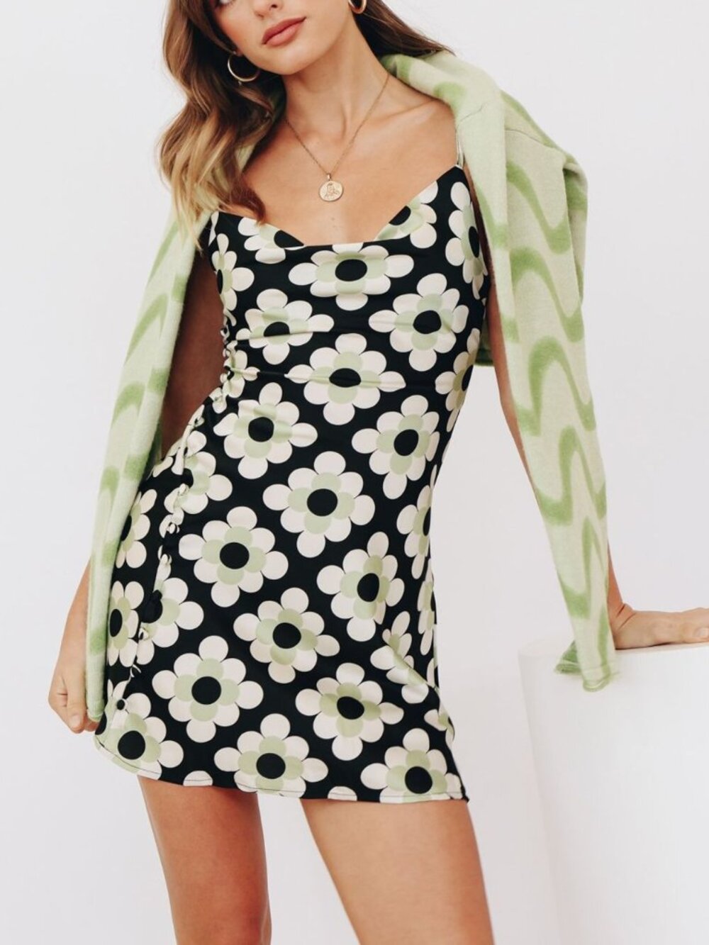 Princess Polly | Saturday Sun Bias Cut Floral Mini Dress